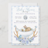 BOHO Baby shower Boys Hammock Baby Kaart (Voorkant)