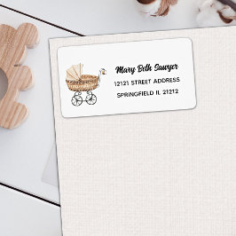 Boho Baby shower  Buggy Adres Etiket