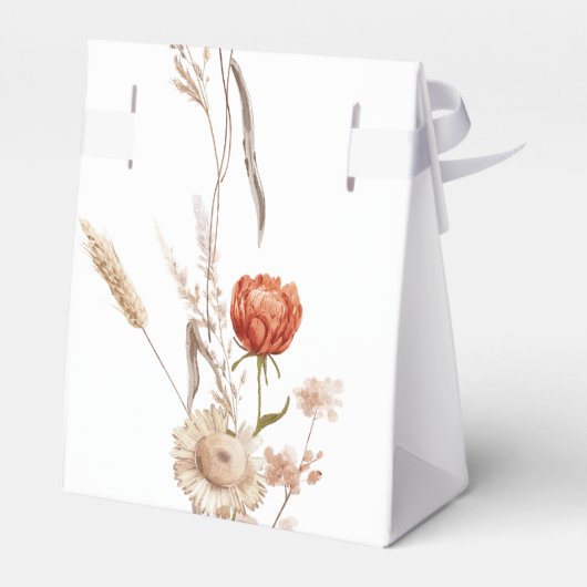 Boho Baby shower dank u gunstbox Bedankdoosjes (Achterkant)