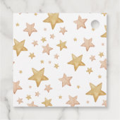 Boho Baby shower Dank u Label (Achterkant)