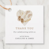 Boho Baby shower Dank u wel Bedankjes Labels (Voorkant)