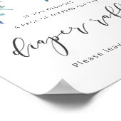 Boho Baby shower Diaper Raffle Sign Dreamweaver Poster (Hoek)