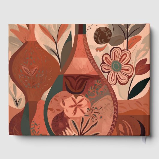 boho-baby shower gastenboek (Achterkant)