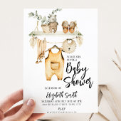 Boho Baby shower Geslacht Neutraal Kaart
