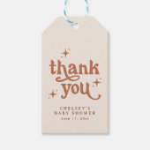Boho Baby shower Gift Label Cadeaulabel (Voorkant)