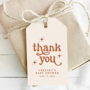 Boho Baby shower Gift Label Cadeaulabel
