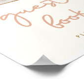 Boho Baby shower Guest Book Sign Poster (Hoek)