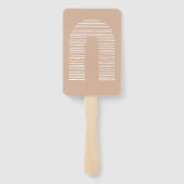 Boho Baby shower Handwaaier (Achterkant)