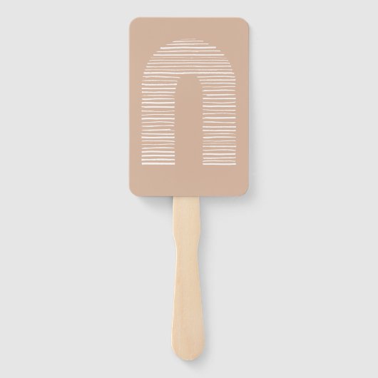 Boho Baby shower Handwaaier (Achterkant)