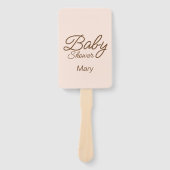 Boho Baby shower Handwaaier (Voorkant)