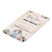 Boho Baby Shower Invitation – Modern & Stylish Magneet (Linkerzijde)