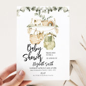 Boho Baby shower Kaart