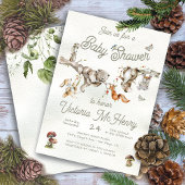 Boho Baby shower Kaart