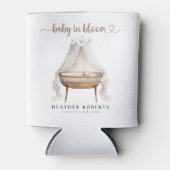 Boho Baby shower Koelbox Baby in Bloom Blikjeskoeler (Voorkant)