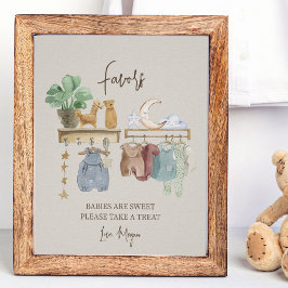 Boho Baby Shower Kraam Thema Favorieten Poster