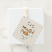 Boho Baby shower kwekerij thema Dank u Bedankjes Labels (In situ)