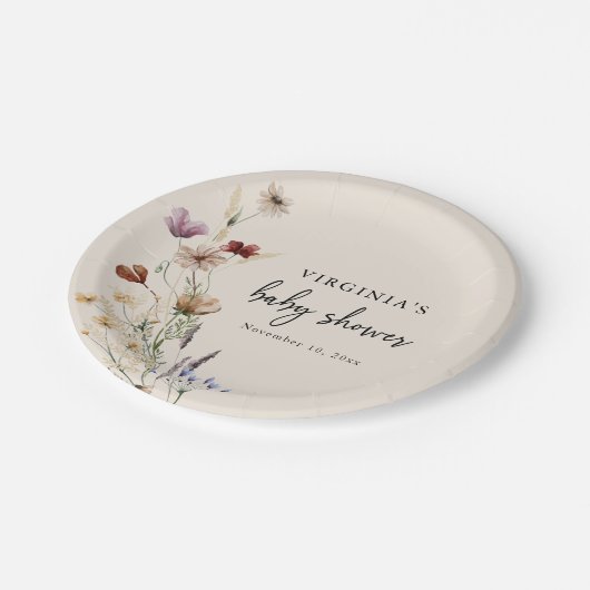 Boho Baby shower Paper Bord (Gekanteld)