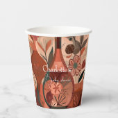 boho-baby shower papieren bekers (Voorkant)