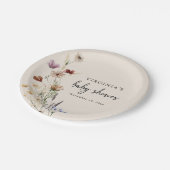 Boho Baby Shower Papieren Bord (Gekanteld)