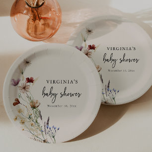 Boho Baby Shower Papieren Bord