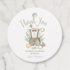 Boho Baby shower Party Circle Bedankt Label