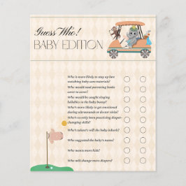 Boho Baby shower Raad eens wie! Baby-editie