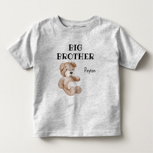 Boho Baby shower Schattige Big Brother 2T naar 5-6 Kinder Shirts (Voorkant)