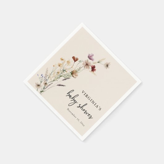 Boho Baby shower Servet (Hoek)