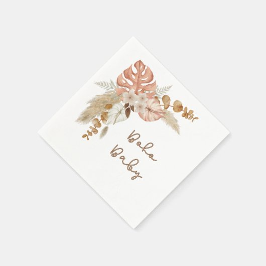 Boho Baby shower thema servetten (Hoek)