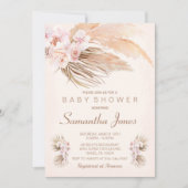 Boho Baby shower Uitnodiging (Voorkant)