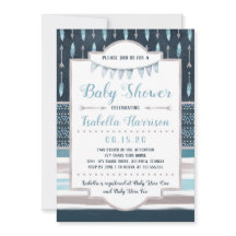 Boho Baby shower Uitnodiging