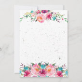 Boho Baby shower Uitnodiging (Achterkant)