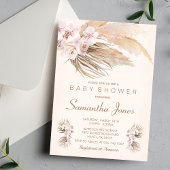 Boho Baby shower Uitnodiging