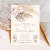 Boho Baby shower Uitnodiging