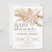 Boho Baby shower Uitnodiging (Voorkant)