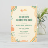 Boho Baby shower Uitnodiging (Staand voorkant)