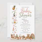Boho Baby Shower Uitnodiging IVF Reis (Voorkant)