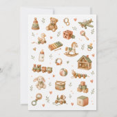 Boho Baby Shower Uitnodiging IVF Reis (Achterkant)