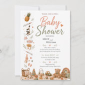 Boho Baby Shower Uitnodiging IVF Reis (Voorkant)