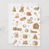 Boho Baby Shower Uitnodiging IVF Reis (Achterkant)