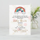Boho Baby Shower Uitnodigingskaart Kaart (Staand voorkant)