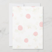 Boho Baby Shower Uitnodigingskaart Kaart (Achterkant)