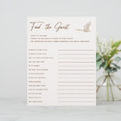 Boho Baby shower vindt het gastspel (Staand voorkant)