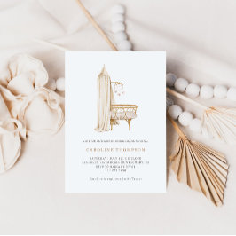 Boho Baby Shower voor Meisje Kaart