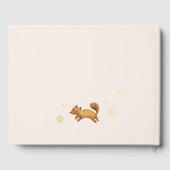 Boho Baby shower Waterverf Rainbow Guest Book Gastenboek (Achterkant)