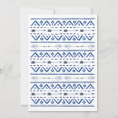 Boho Baby shower wenst voor Baby Kaart (Achterkant)