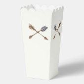 Boho Baby shower Zuidwestelijke Pijl Bedankdoosjes (Achterkant)