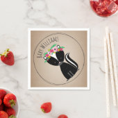 Boho Baby Skunk Baby shower servetten (Insitu)