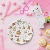 Boho Baby Speeltjes  Papieren Bordje (Feest)