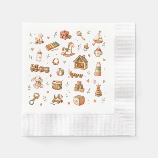 Boho Baby Speeltjes Servet (Voorkant)